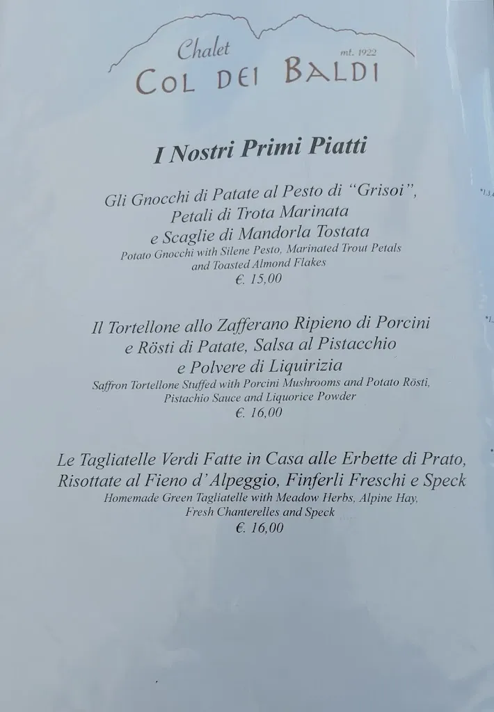 Menu_Chalet Col dei Baldi_Alleghe_image_1