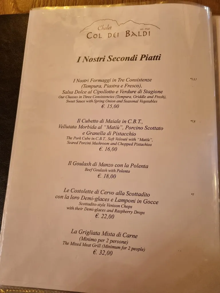 Menu_Chalet Col dei Baldi_Alleghe_image_3