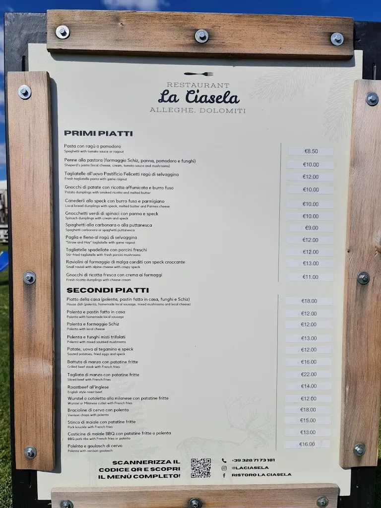 Ristoro La Ciasela - 2032 mt restaurant in Alleghe