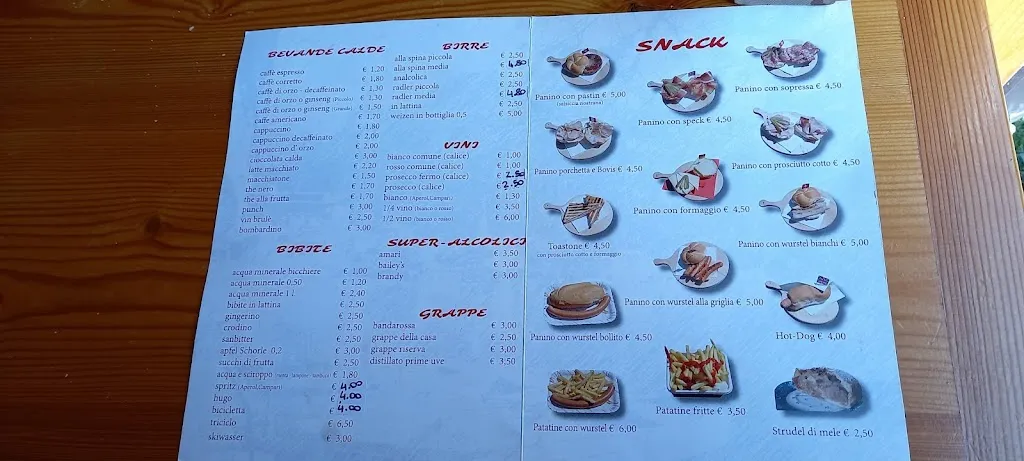 Chiosco Bar da Tobia restaurant in Alleghe