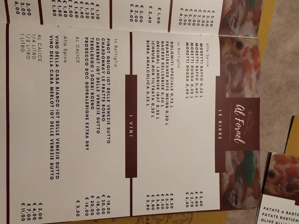 Menu_Pizzeria Al Fornel_Alleghe_image_3