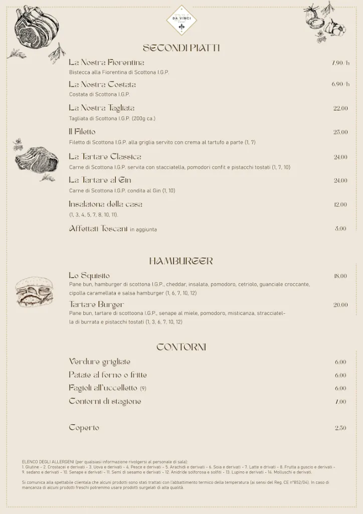 Menu_Da Vinci Bistrot_Abano Terme_image_3