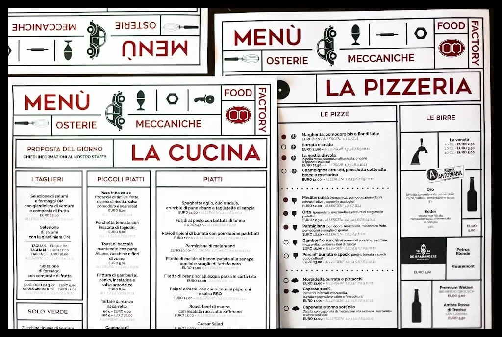 Menu_Osterie Meccaniche Ristorante Pizzeria_Abano Terme_image_2