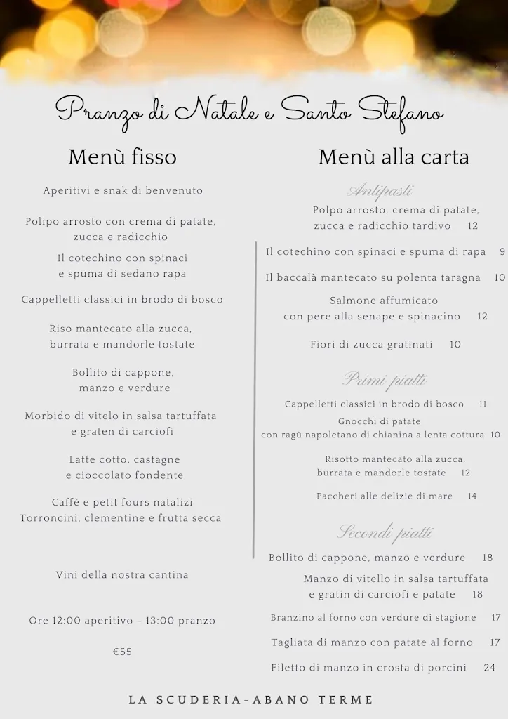 Menu_La Scuderia_Abano Terme_image_1