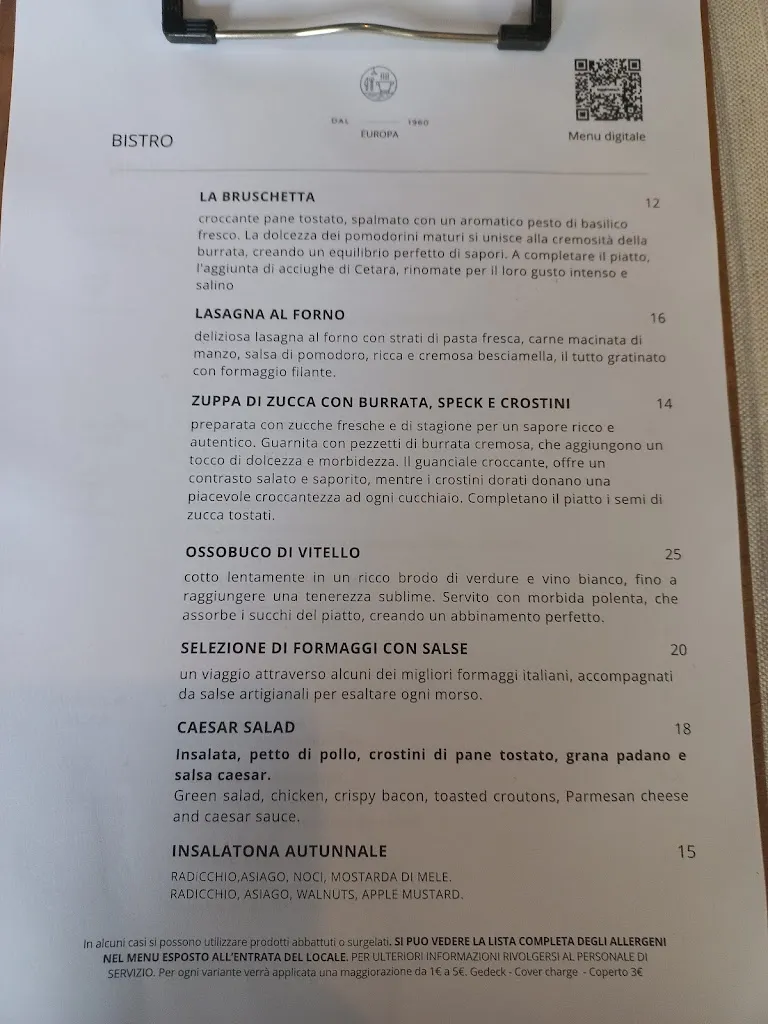 Menu_Europa 1960_Abano Terme_image_1