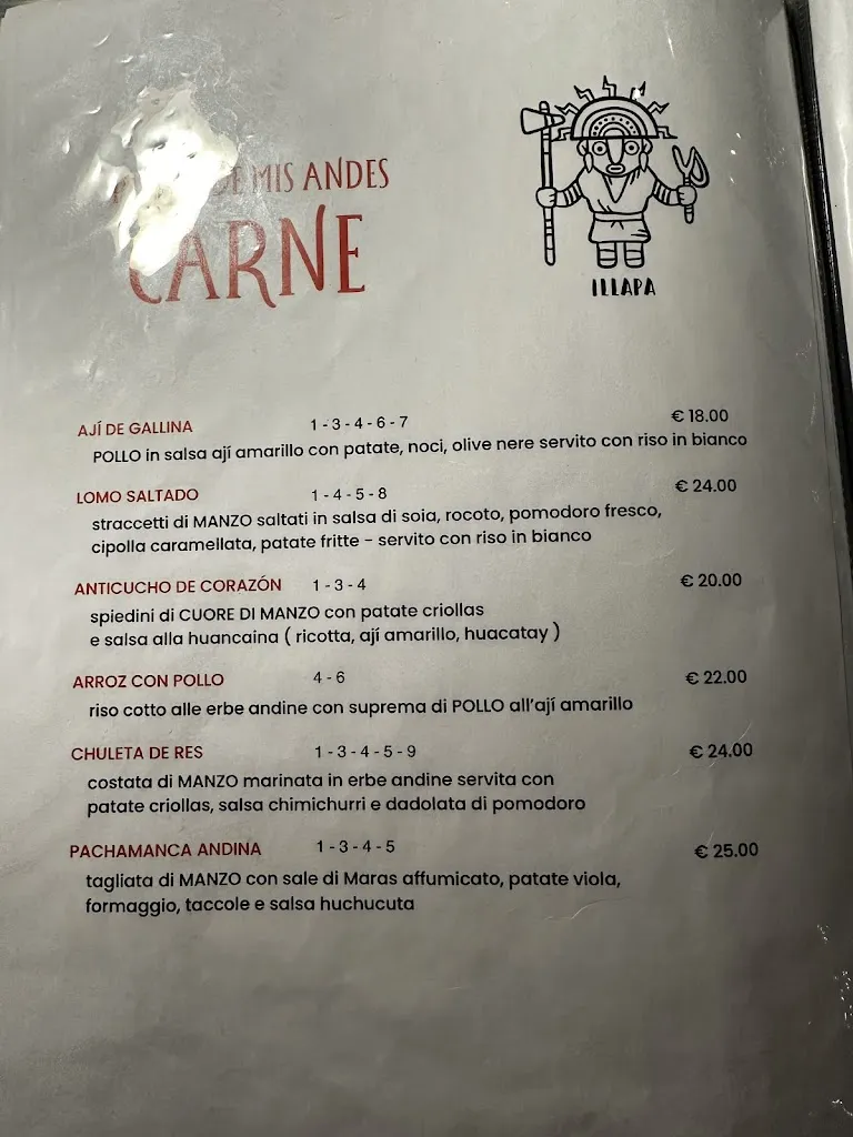 Menu_KANTU ristorante peruviano_Abano Terme_image_1