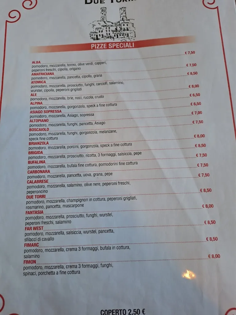 Menu_Pizzeria 2 Torri_Arcugnano-Torri_immagine_2