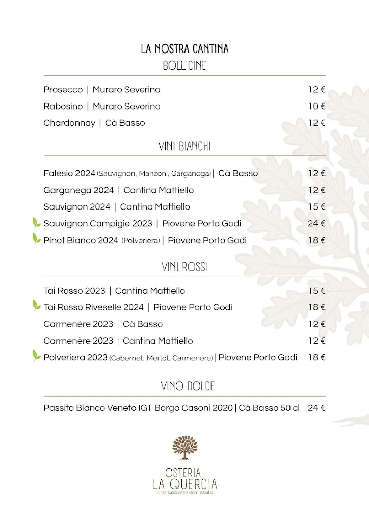 Menu_Osteria La Quercia_Arcugnano-Torri_image_1