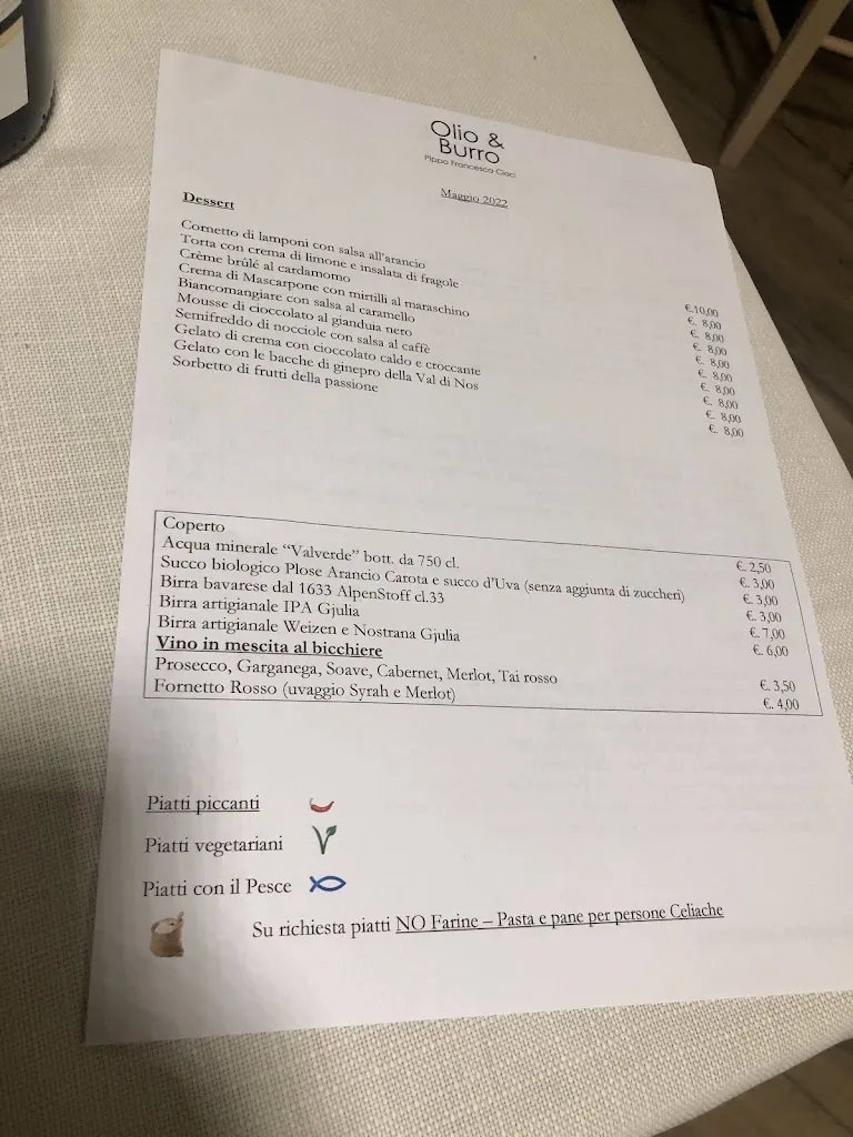 Menu_Olio & Burro Ristorante_Arcugnano-Torri_immagine_1