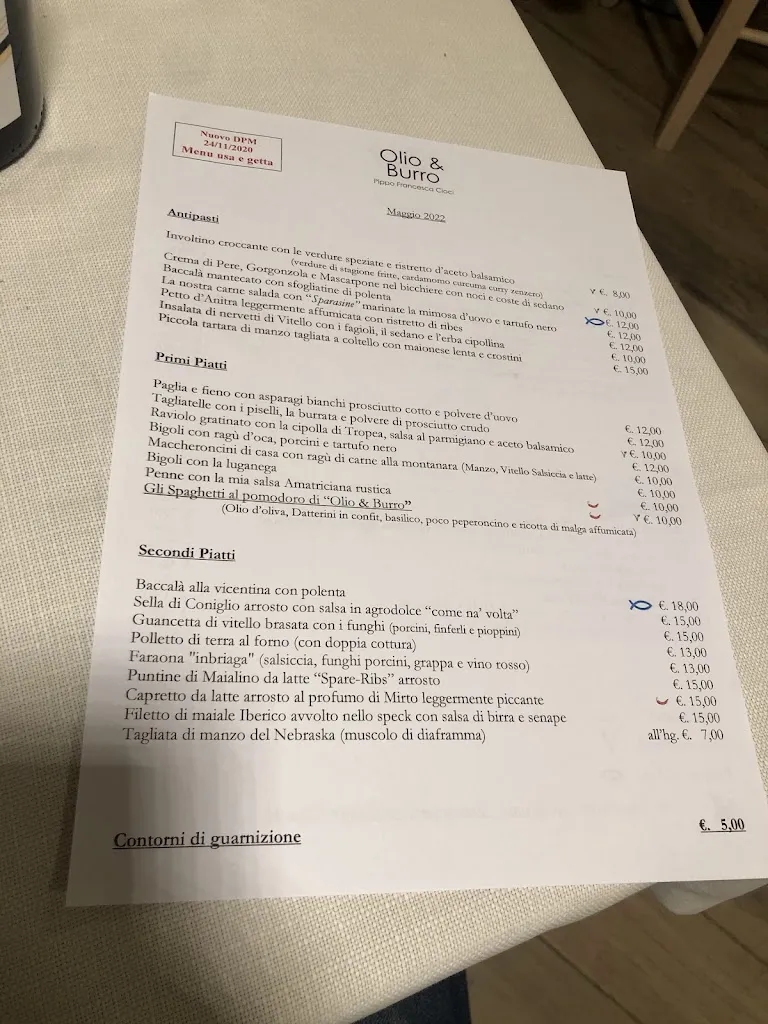 Menu_Olio & Burro Ristorante_Arcugnano-Torri_immagine_2