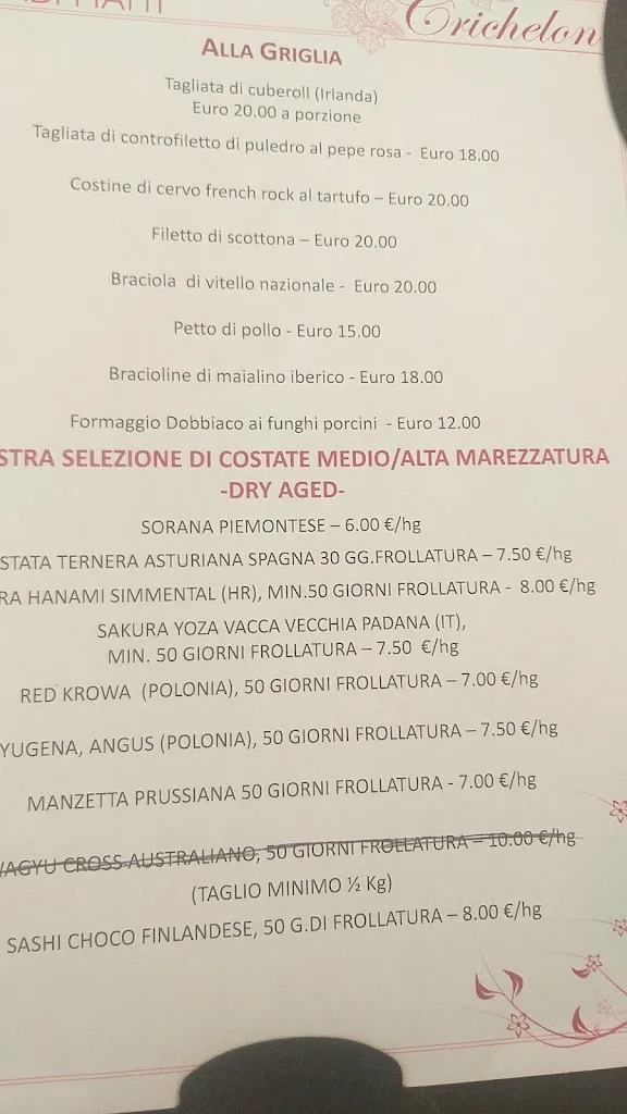 Menu_Ristorante Crichelon_Altavilla Vicentina_image_4