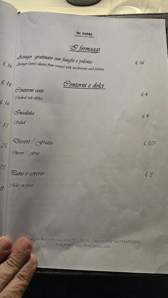 Menu_Ristorante Trattoria De Gobbi_Altavilla Vicentina_image_4