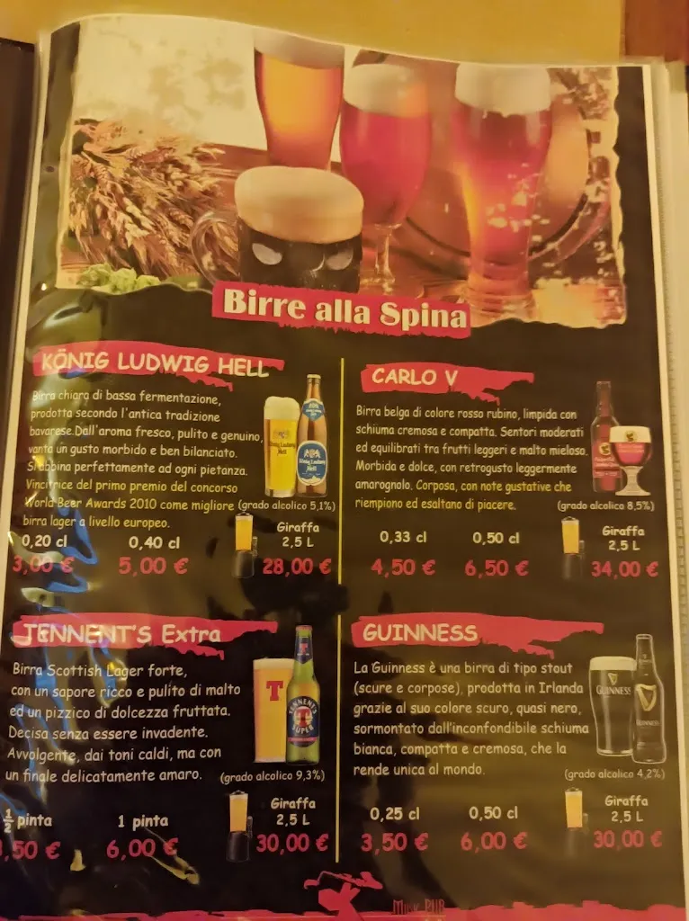 Menu_Broadway Music Pub_Orta Nova_image_2