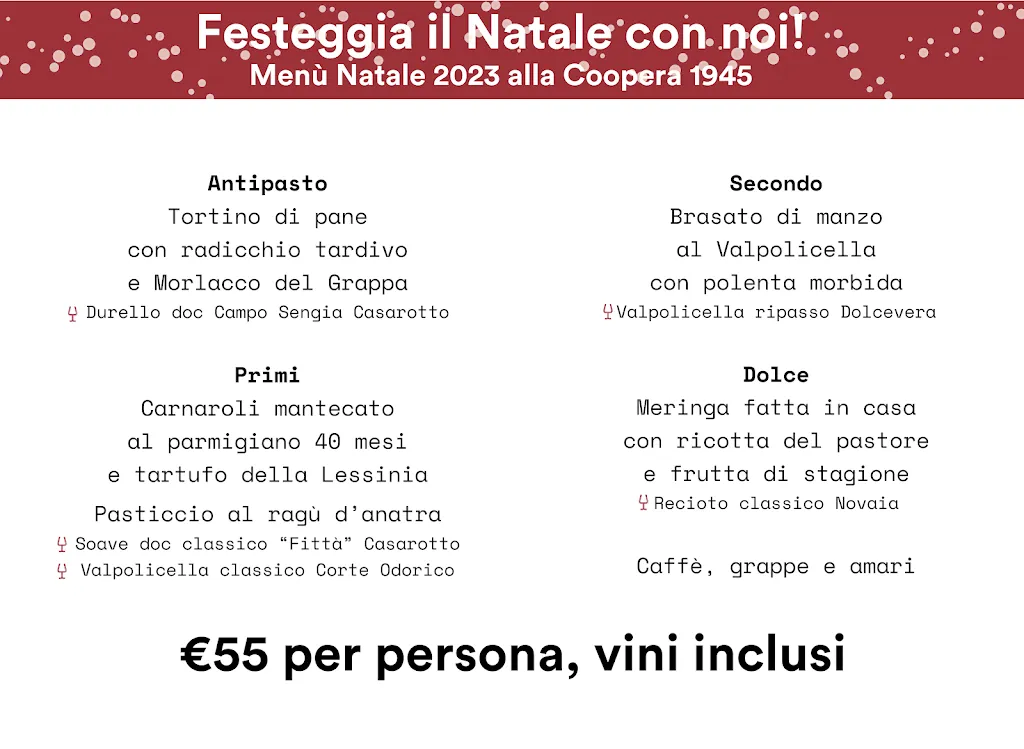 Menu_Osteria La Coopera 1945_Arbizzano-Santa Maria_image_1