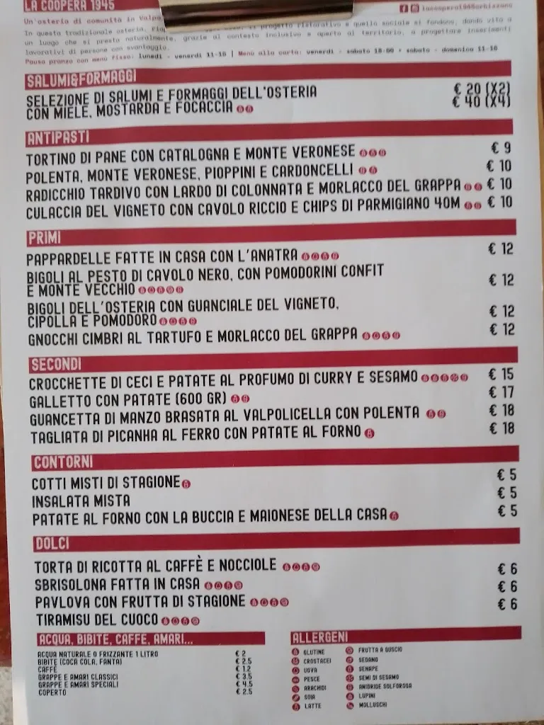Menu_Osteria La Coopera 1945_Arbizzano-Santa Maria_image_3