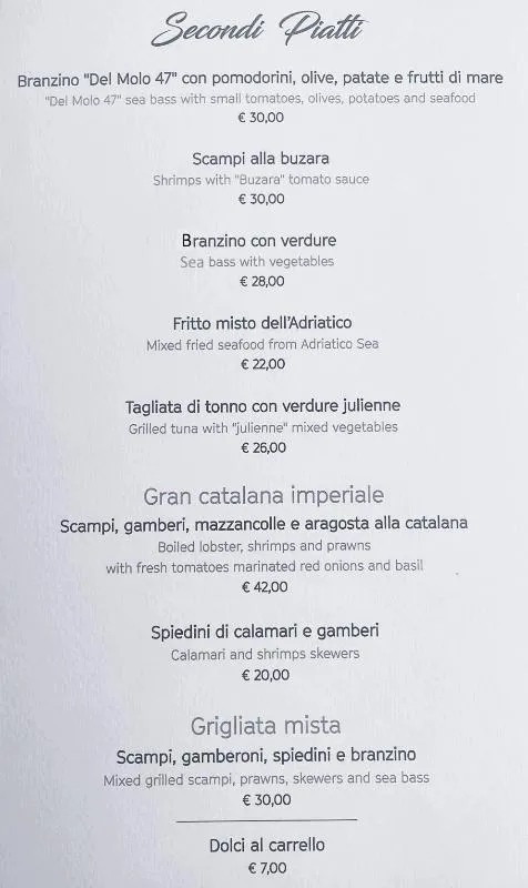 Menu_Molo 47 - Ristorante - Cucina Tradizionale di Pesce_Arbizzano-Santa Maria_immagine_1