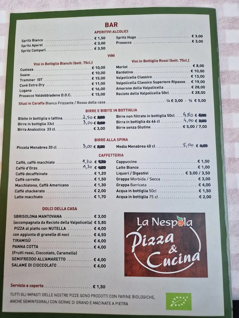 Menu_La Nespola Pizza & Cucina_Arbizzano-Santa Maria_image_4