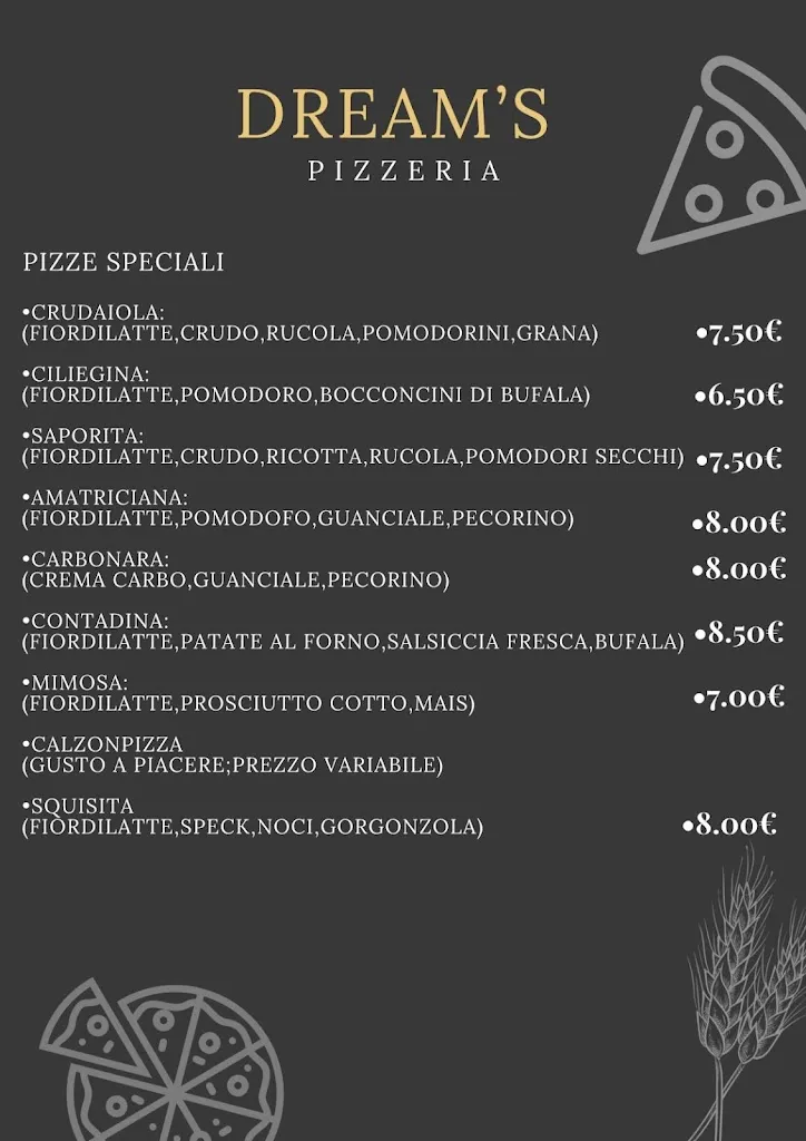 Menu_Dream's_Orta Nova_image_4