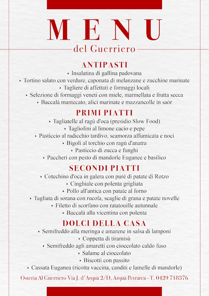 Menu_Osteria al Guerriero_Arquà Petrarca_image_3