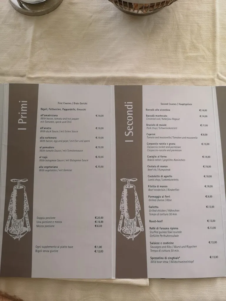 Menu_Trattoria Al Bigolaro - Cucina tipica Colli Euganei_Arquà Petrarca_image_3