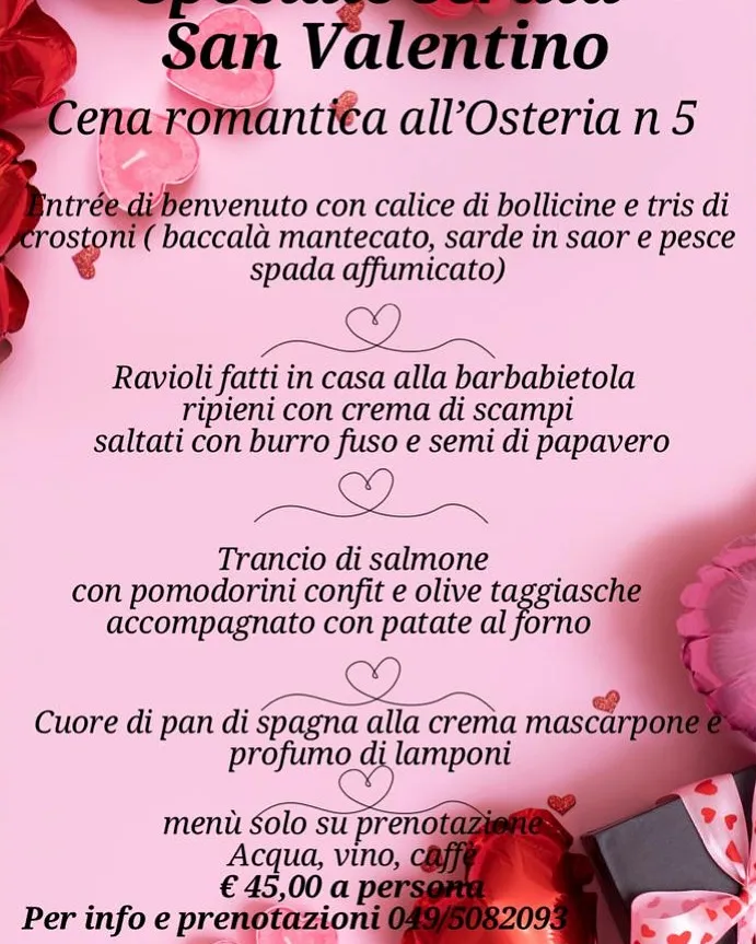 Menu_Osteria n°5_Arlesega_image_1