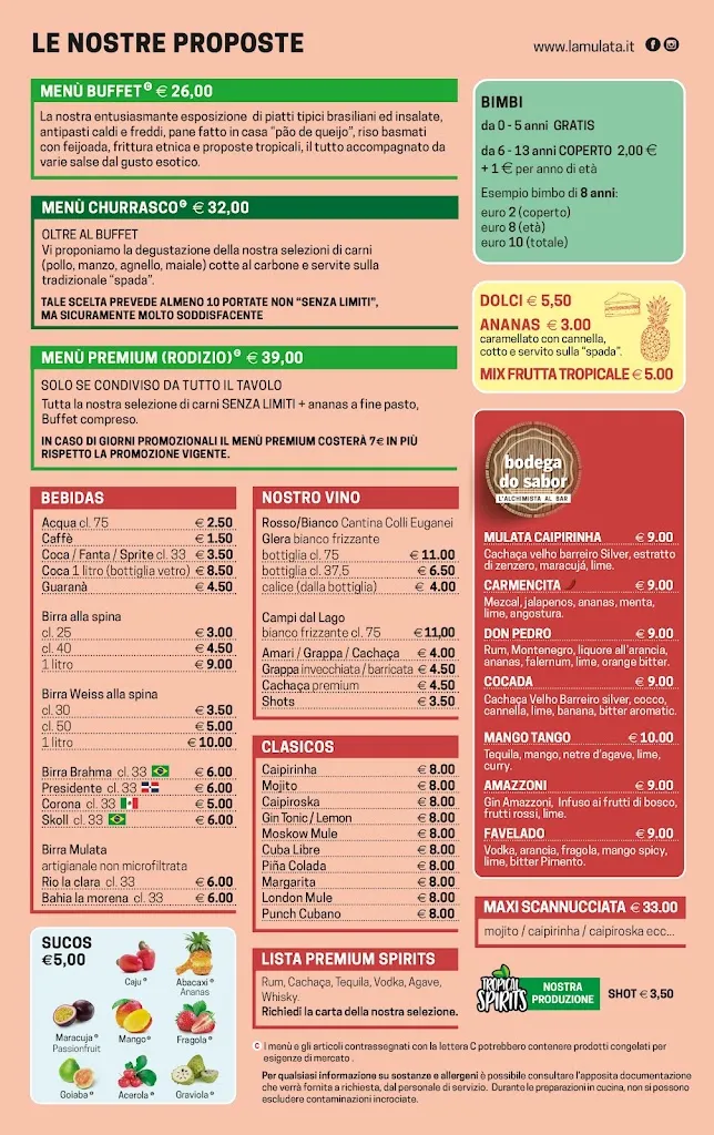 Menu_La Mulata | Padova_Arlesega_image_1