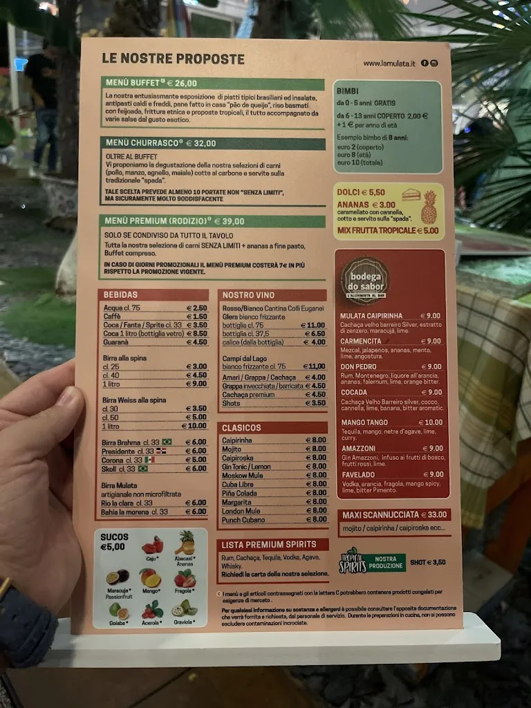 Menu_La Mulata | Padova_Arlesega_image_4