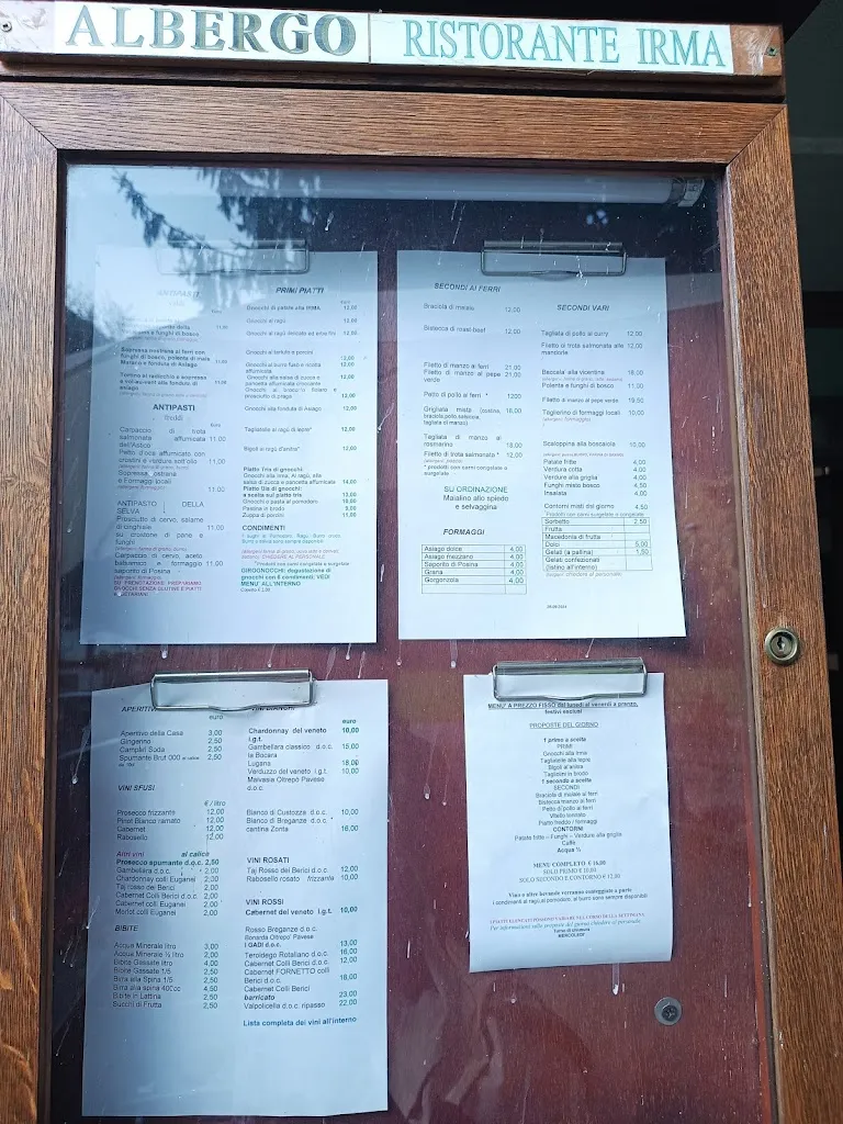 Menu_Ristorante Albergo Irma Di Martini Paolo Francesco & C. Snc_Arsiero_image_3