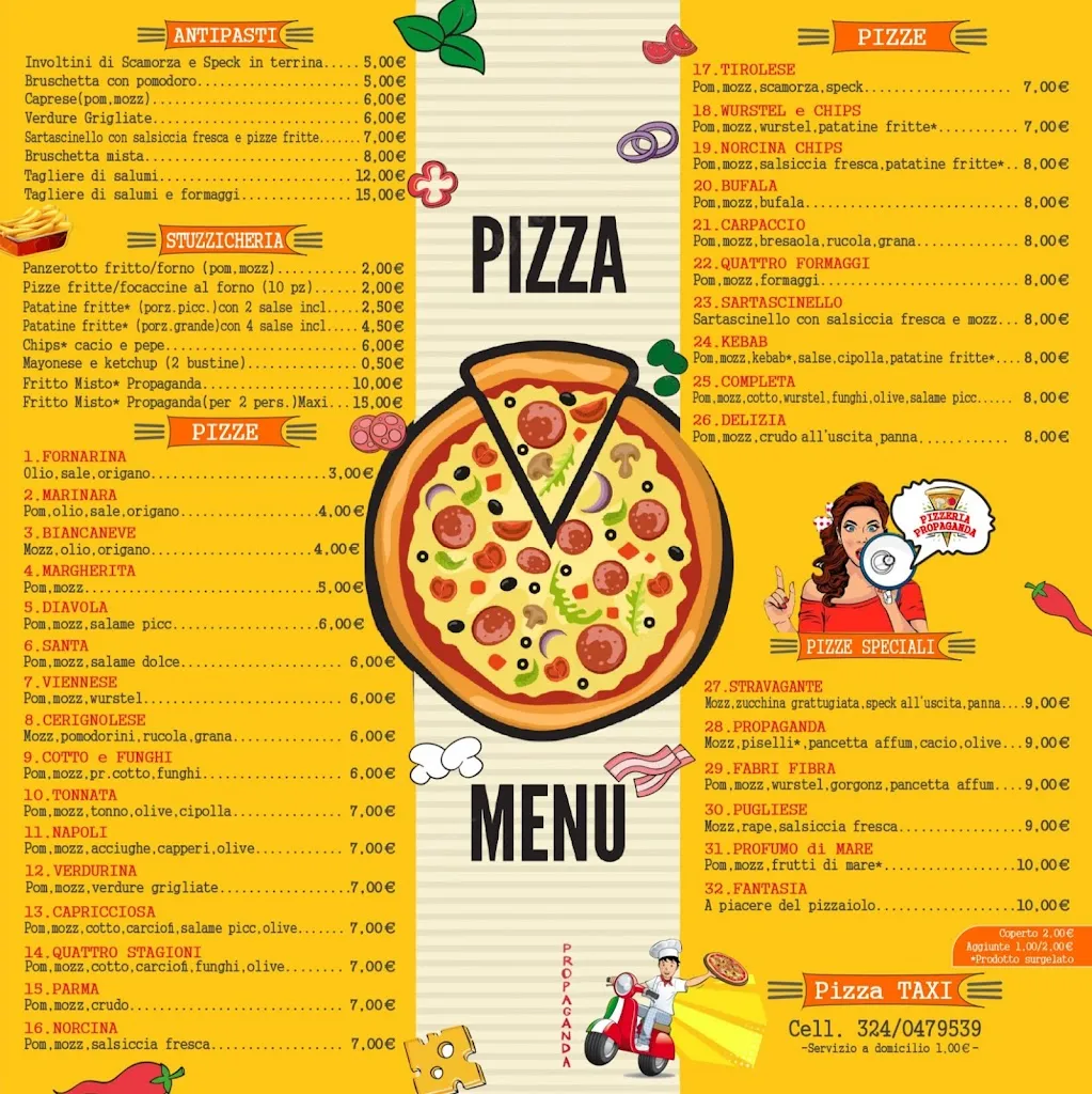 Menu_Pizzeria Propaganda_Orta Nova_immagine_1