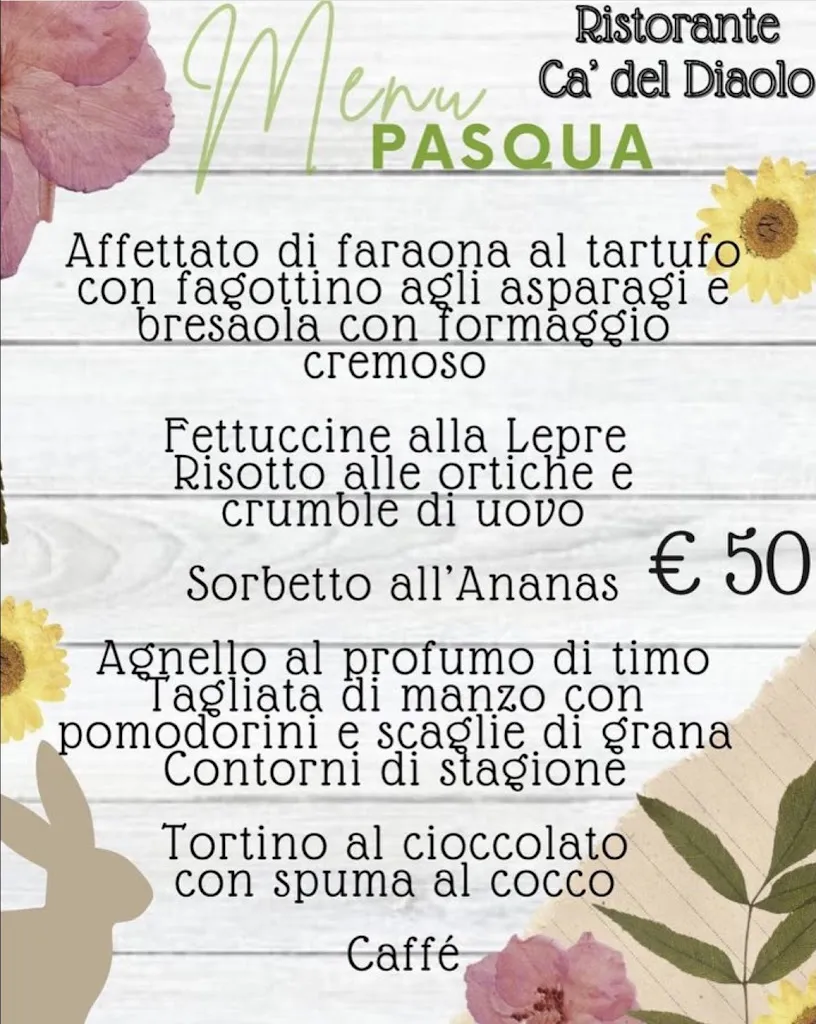 Menu_Ca' del Diaolo Ristorante, Camere, Bar_Badia Calavena_immagine_2