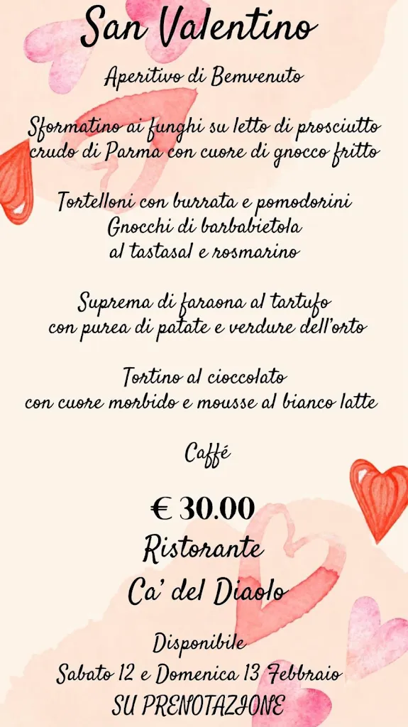 Menu_Ca' del Diaolo Ristorante, Camere, Bar_Badia Calavena_immagine_4