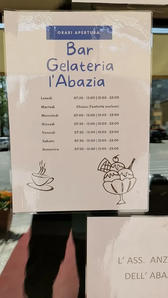 Menu_Caffetteria Bar Gelateria L'Abazia_Badia Calavena_image_1