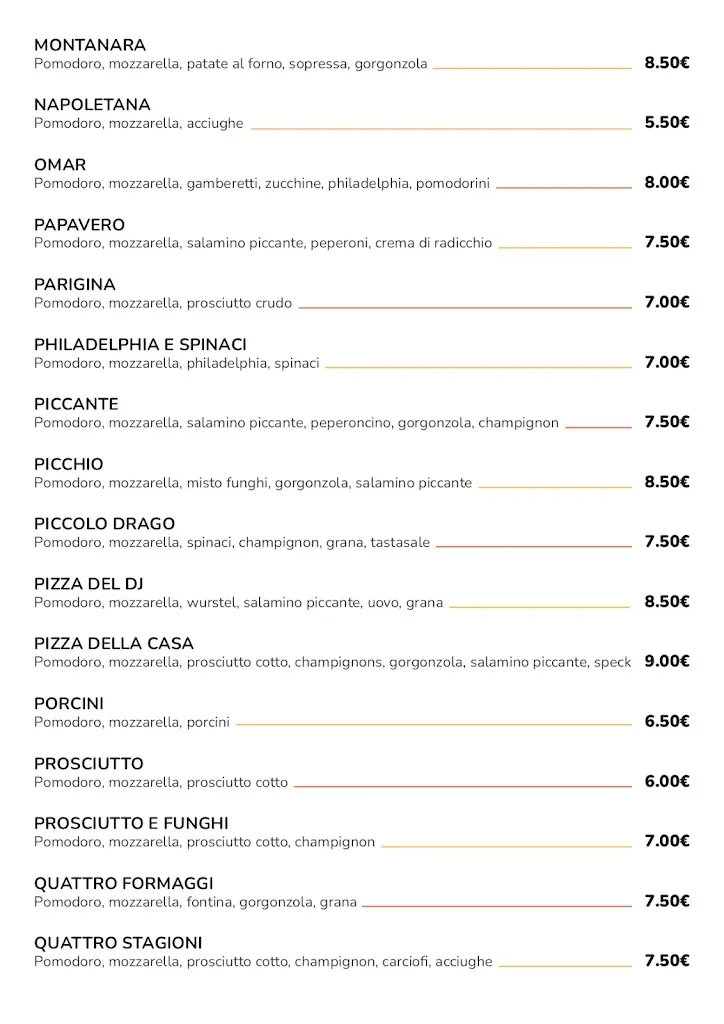 Menu_Pizzeria Garden di Faccio Mara_Badia Polesine_image_3