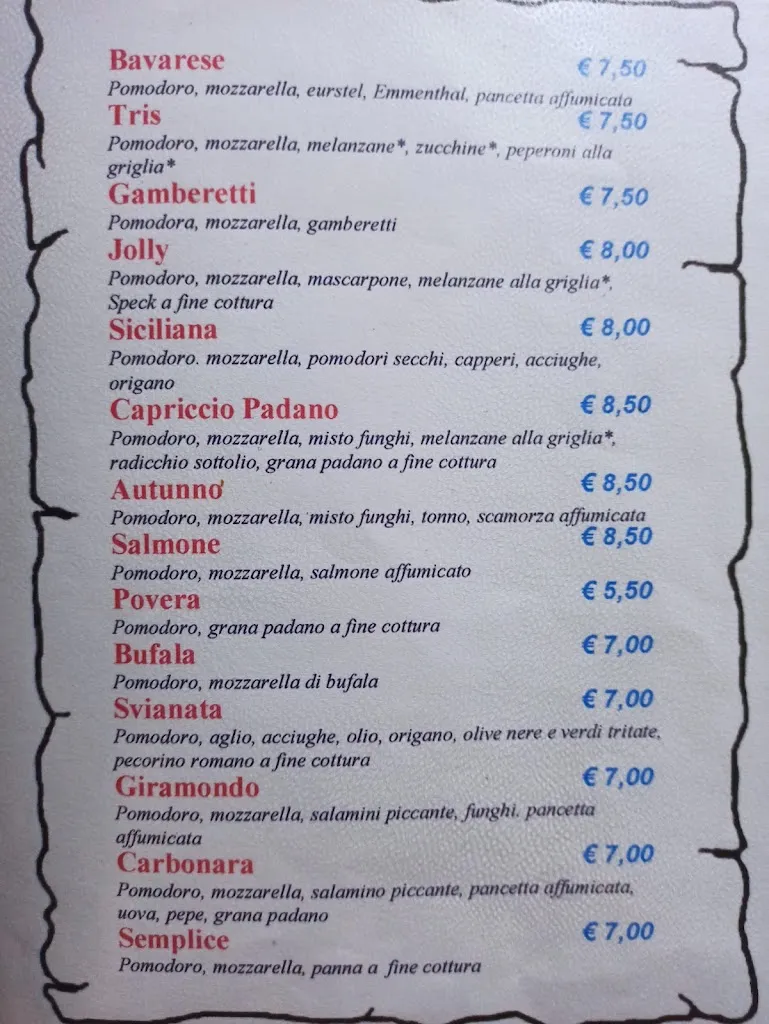 Menu_Trattoria Pizzeria la Baita_Badia Polesine_image_2