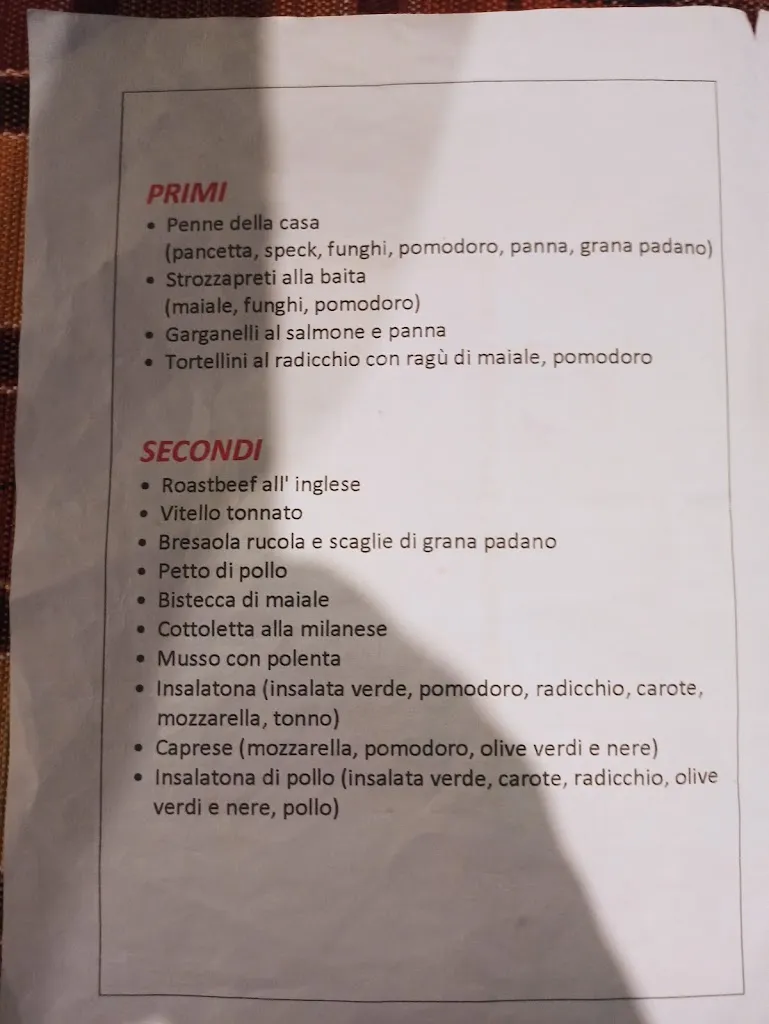 Menu_Trattoria Pizzeria la Baita_Badia Polesine_image_4