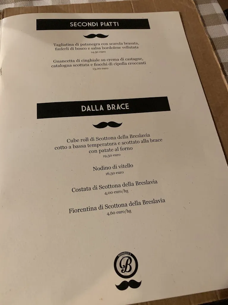 Menu_Bernardo's_Badia Polesine_image_4