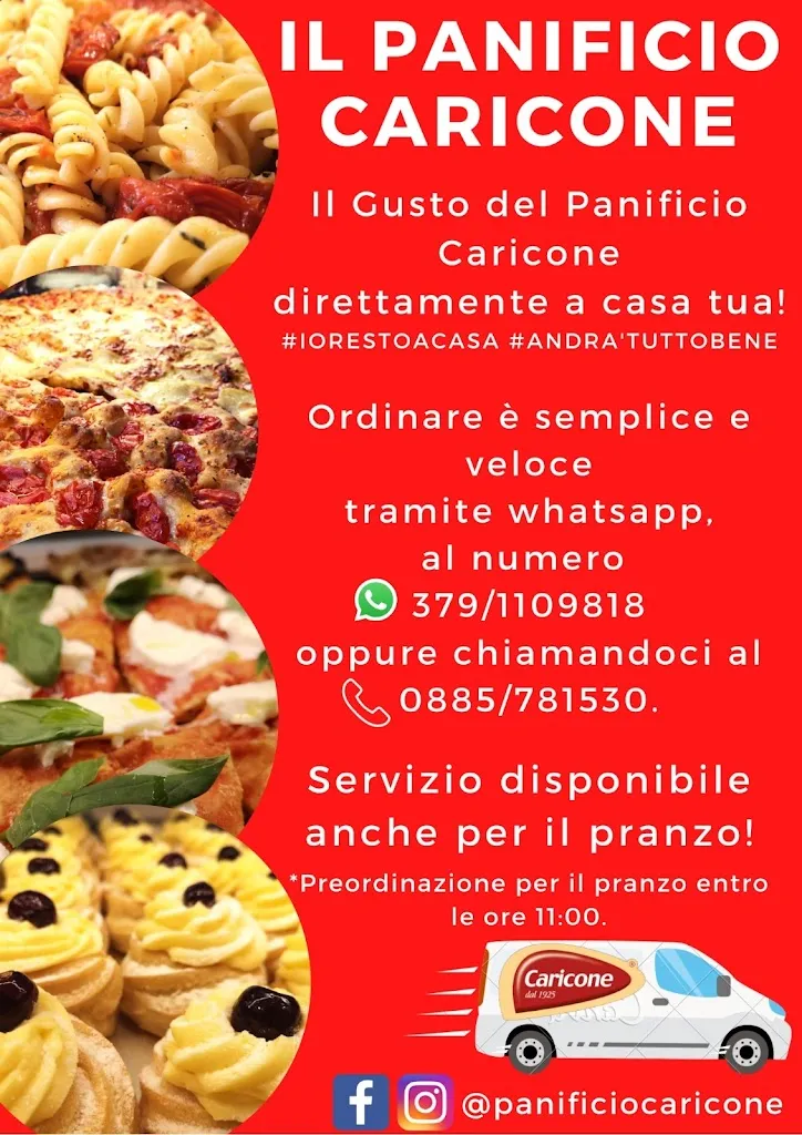 Menu_Panificio & Bistrot Caricone_Orta Nova_immagine_1