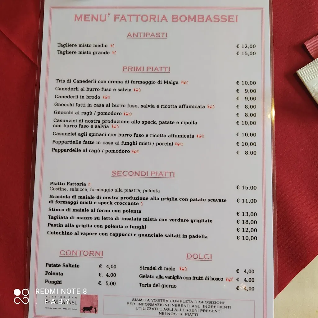 Menu_Agriturismo Fattoria Bombassei NUOVA GESTIONE_Auronzo_image_4