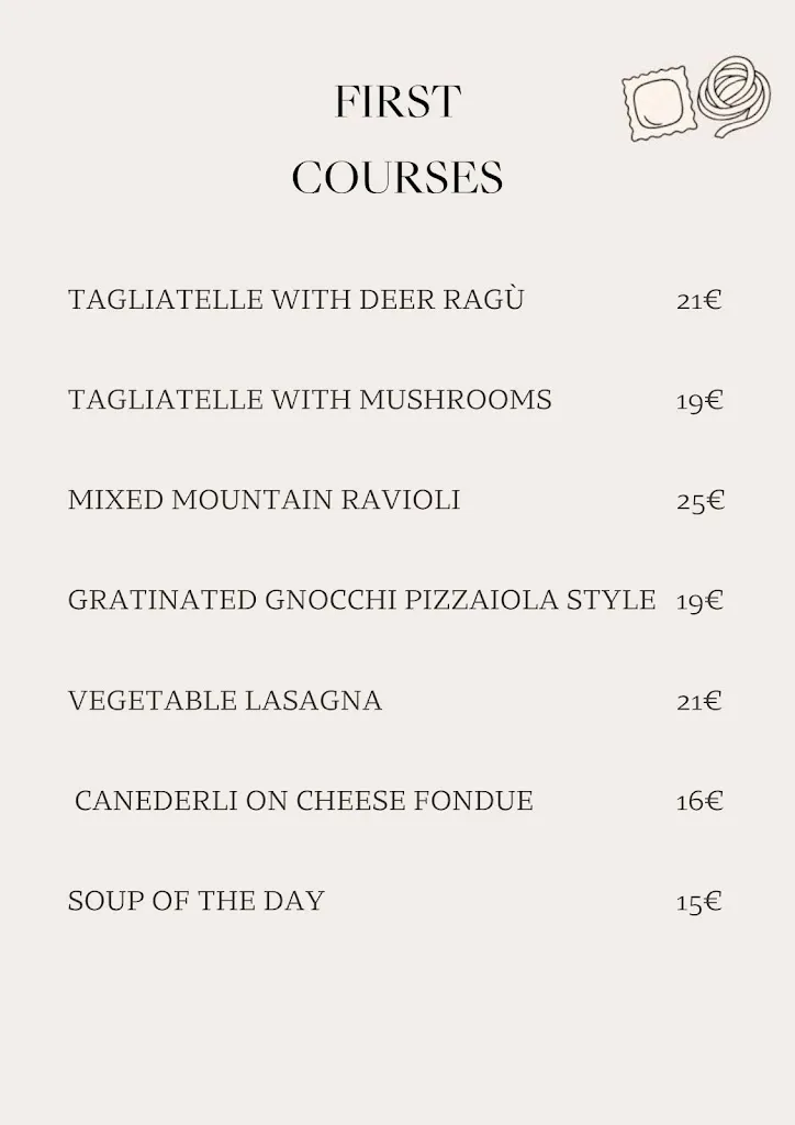 Menu_Restaurant of Dolomiti Des Alpes_Auronzo_image_3