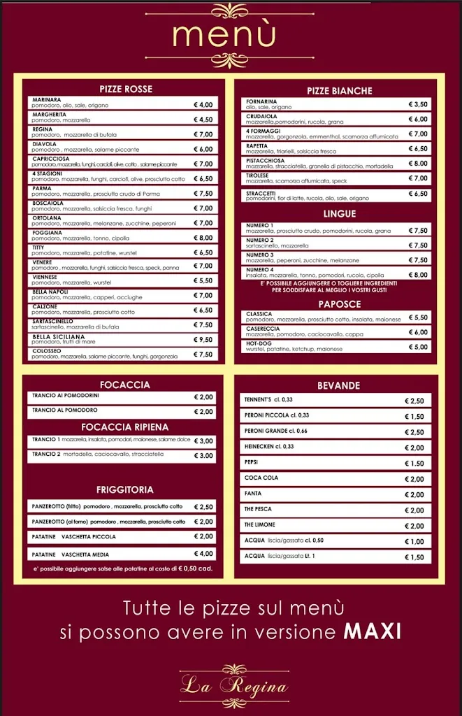 Menu_PIZZERIA LA REGINA_Orta Nova_image_1