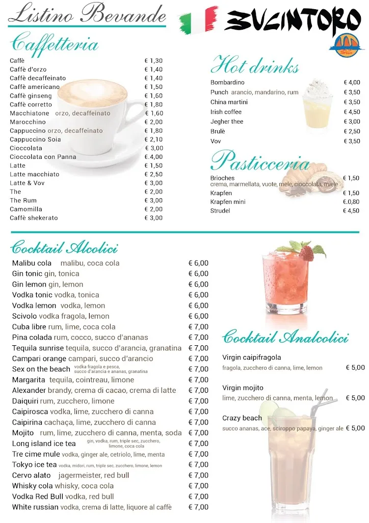 Menu_Bucintoro Auronzo : Food and Wine Cocktail Bar_Auronzo_image_4