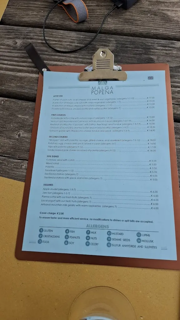 Menu_Malga Popena_Auronzo_immagine_3