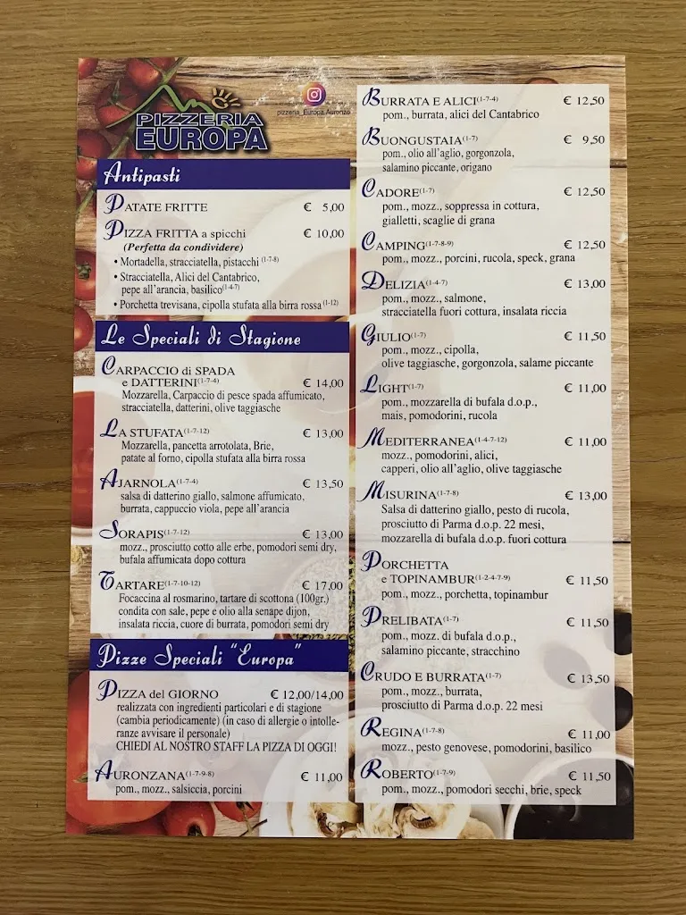 Menu_Pizzeria Europa_Auronzo_image_1