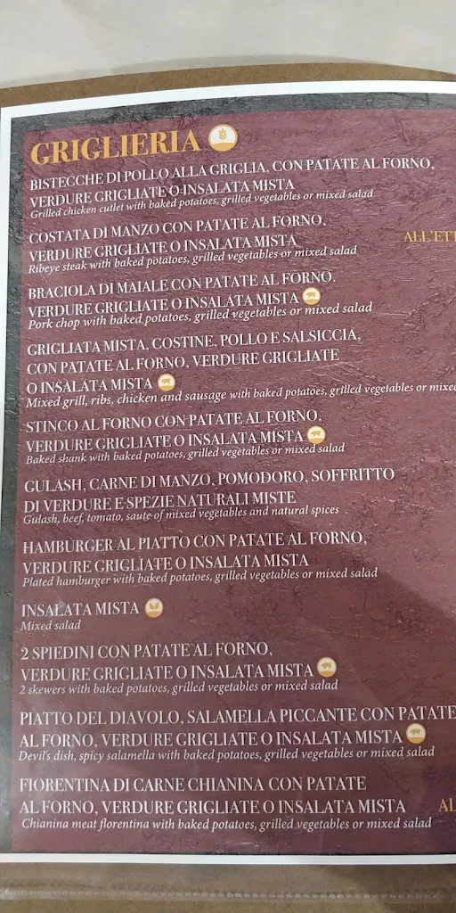 Menu_Hotel Griglieria pizzeria Gnomo Goloso_Auronzo_image_1