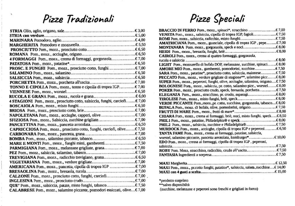 Menu_Pizzeria Tabaccheria La Fragranza della Pizza IQOS RESELLER Superenalotto_Bagnolo_immagine_1