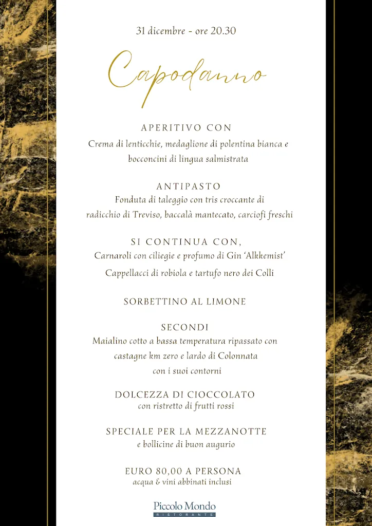 Menu_Ristorante Piccolo Mondo di Gasparella Gino_Barbarano Vicentino_image_1