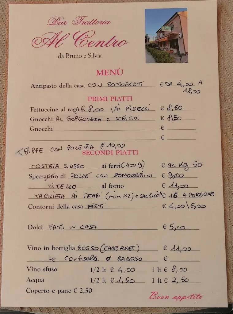 Menu_Bar Trattoria Al Centro_Baone_image_1