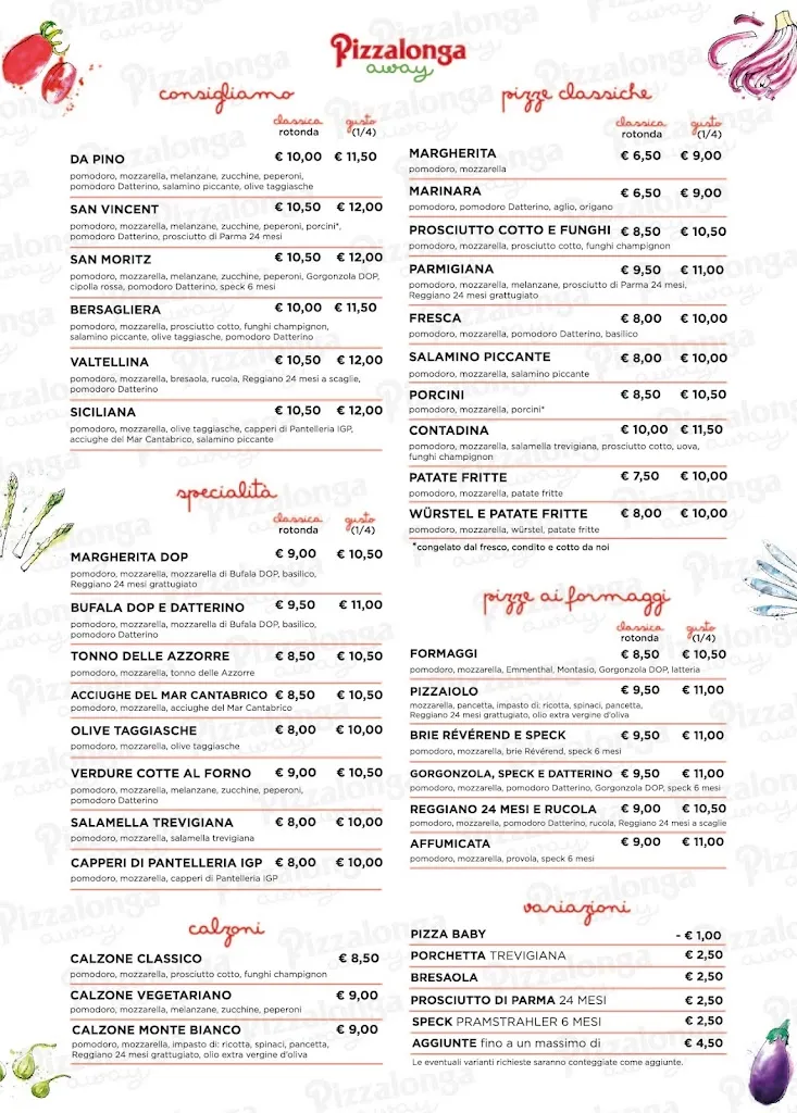 Menu_Pizzalonga Away Arzignano_Arzignano_image_2