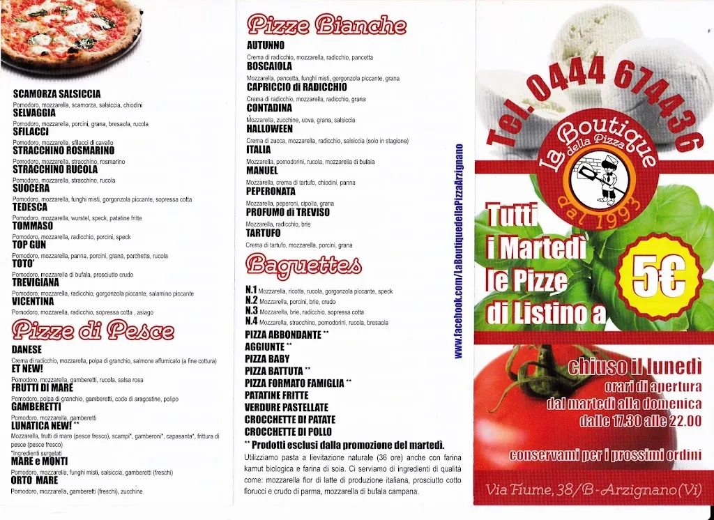 Menu_La Boutique della Pizza_Arzignano_image_1