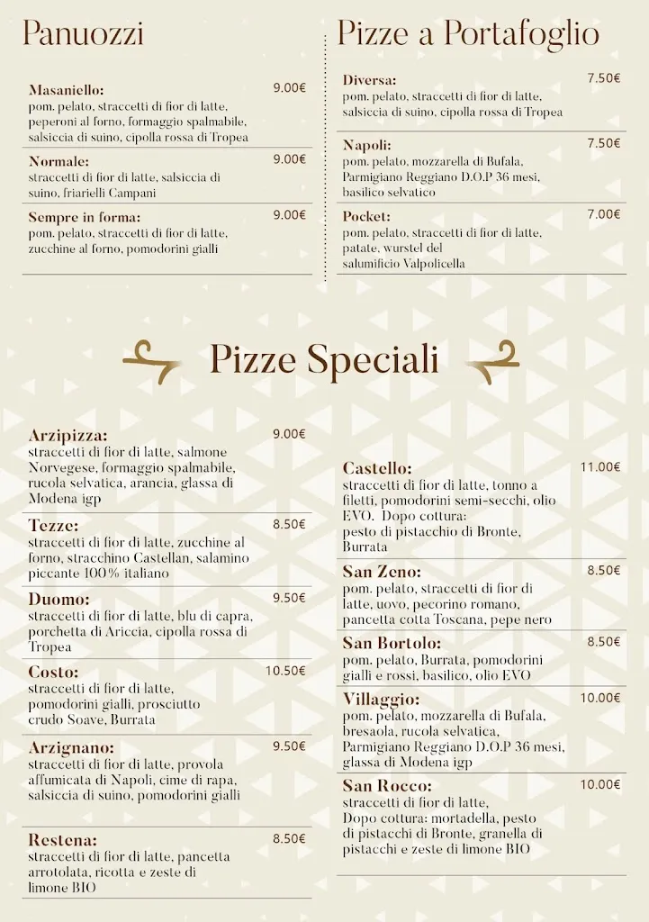 Menu_Pizzeria d'asporto Arzipizza_Arzignano_immagine_3
